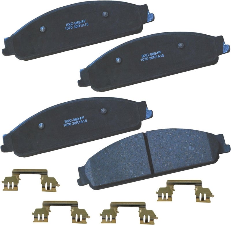 Bendix Premium SBC1070 Ceramic Front Brake Pads fits Ford Five Hundred 2007-2005, Freestyle 2007-2005, Taurus 2009-2008, Taurus X 2009-2008, Mercury Montego 2007-2005, Sable 2009-2008 - Image 1
